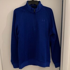 Under Armour Men's Zip-Up Sweater in Vibrant Blue